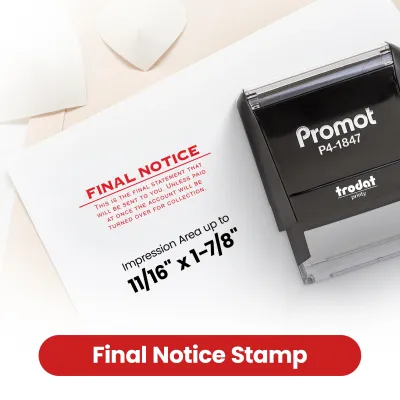 Final Notice Final Statement Stamp