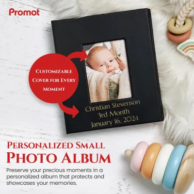 Custom 4x6 Photo Album - Black