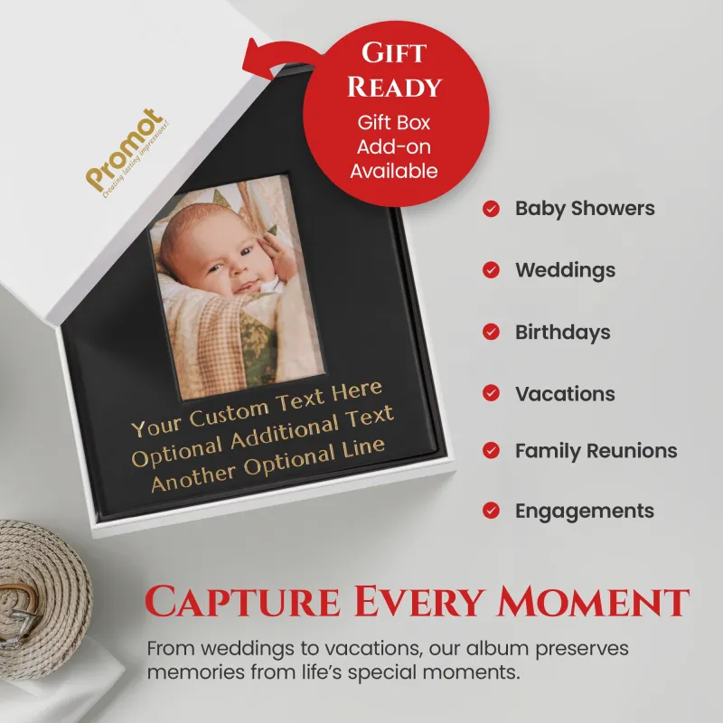 Custom 4x6 Photo Album - Black