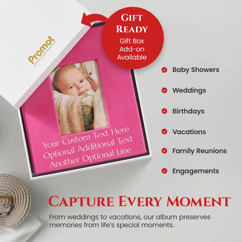Custom 4x6 Photo Album - Pink