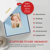 Custom 4x6 Photo Album - Sky Blue