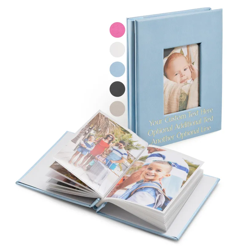 Custom 4x6 Photo Album - Sky Blue
