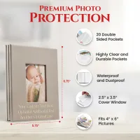 Custom 4x6 Photo Album - Stone Grey