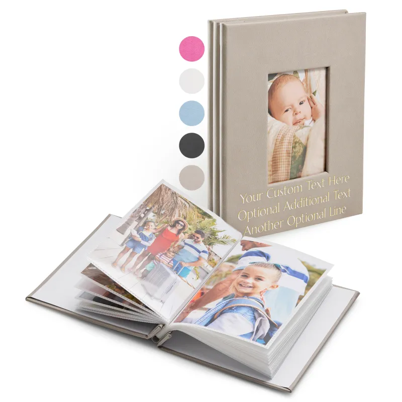 Custom 4x6 Photo Album - Stone Grey