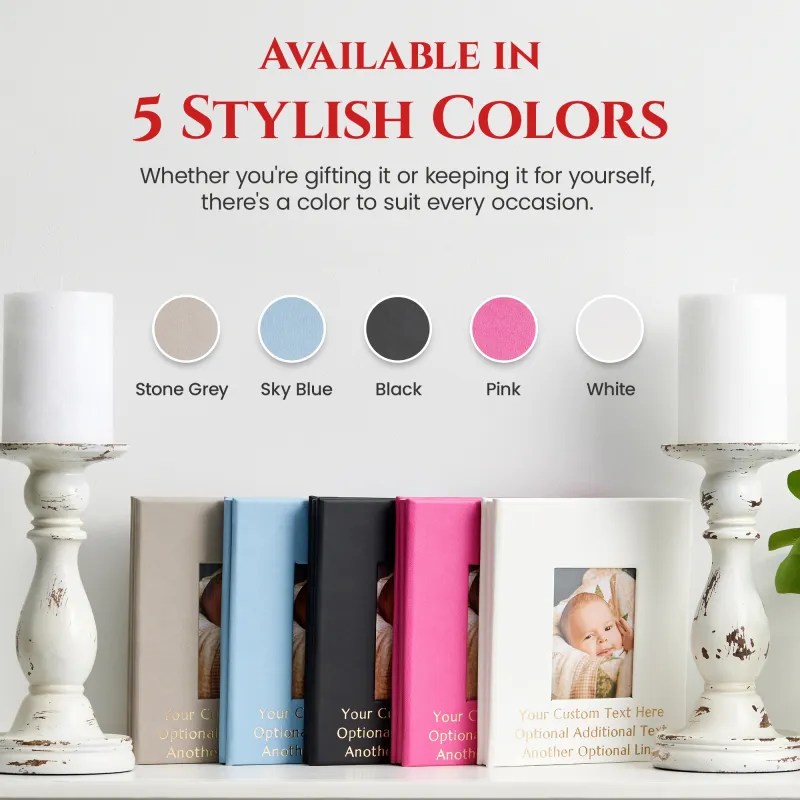 Custom 4x6 Photo Album - White