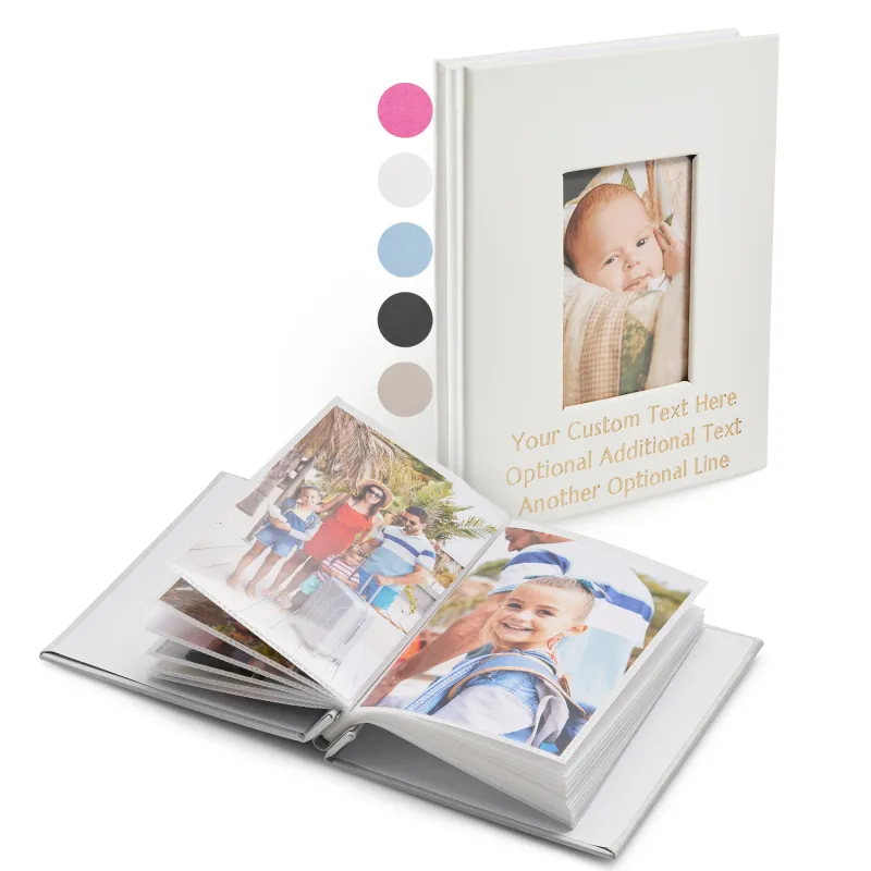 Custom 4x6 Photo Album - White