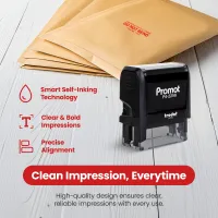 Handle with Care -  Do Not Bend Stamp (Medium)