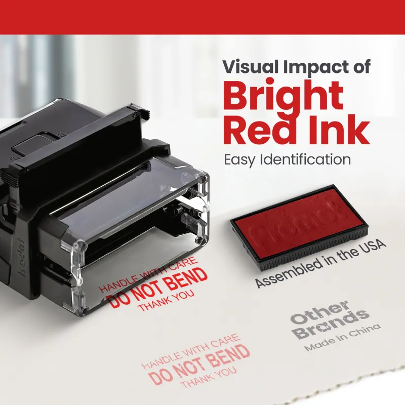 Handle with Care -  Do Not Bend Stamp (Medium)
