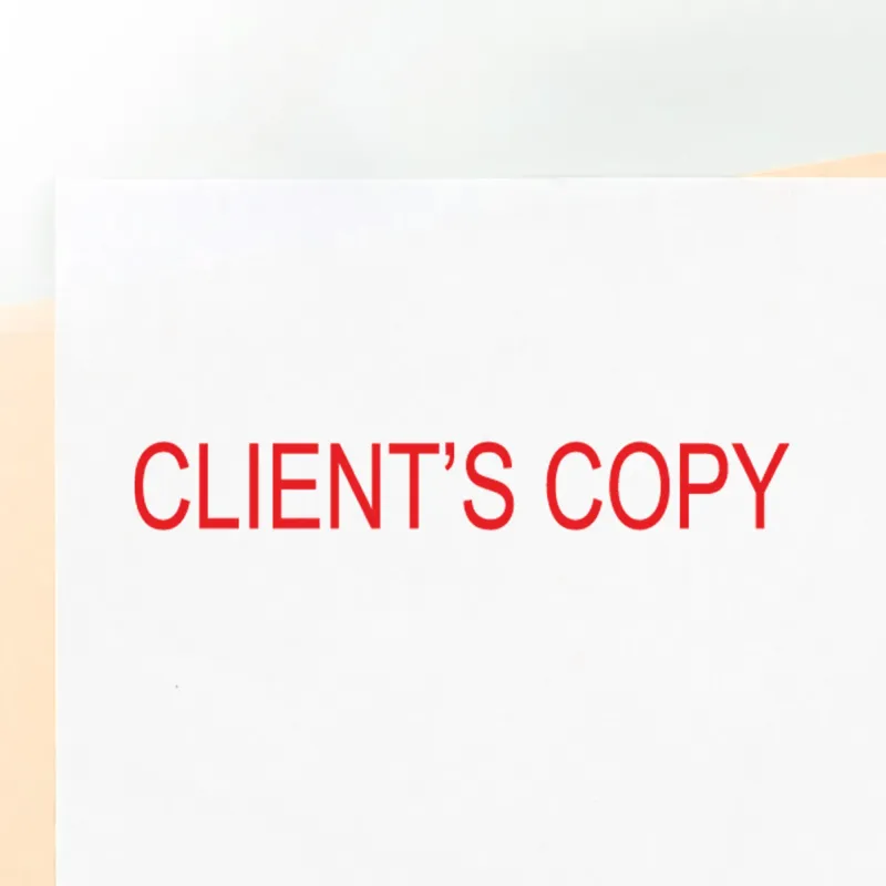 Client's Copy Stamp