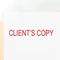 Client's Copy Stamp