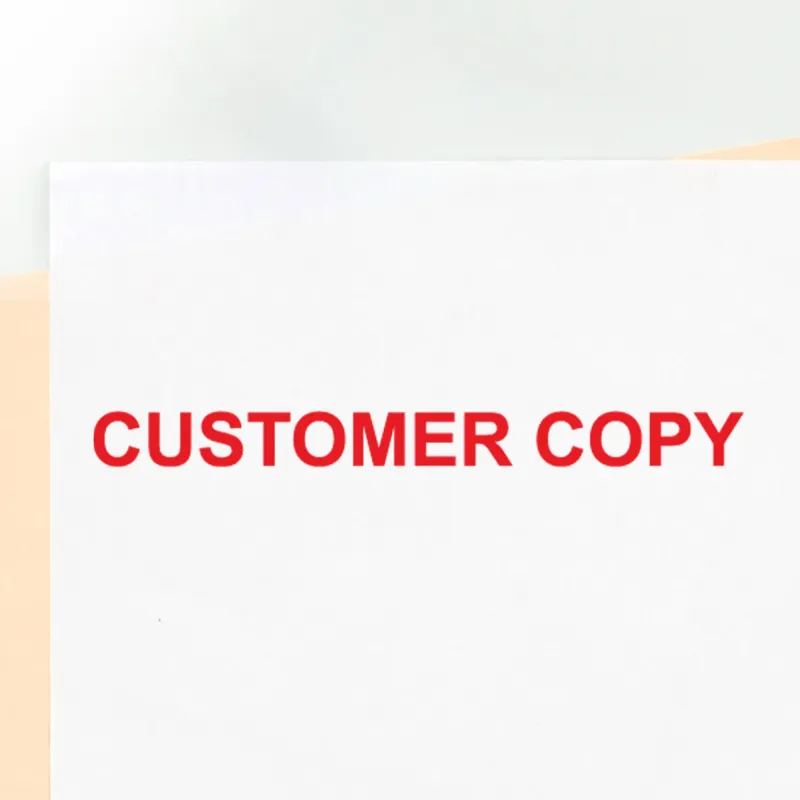 Customer Copy Stamp