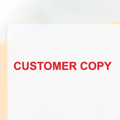 Customer Copy Stamp