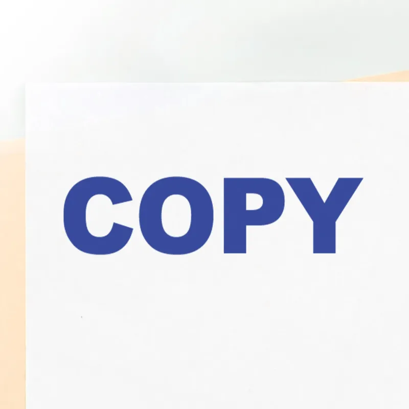 Copy Stamp (Blue)