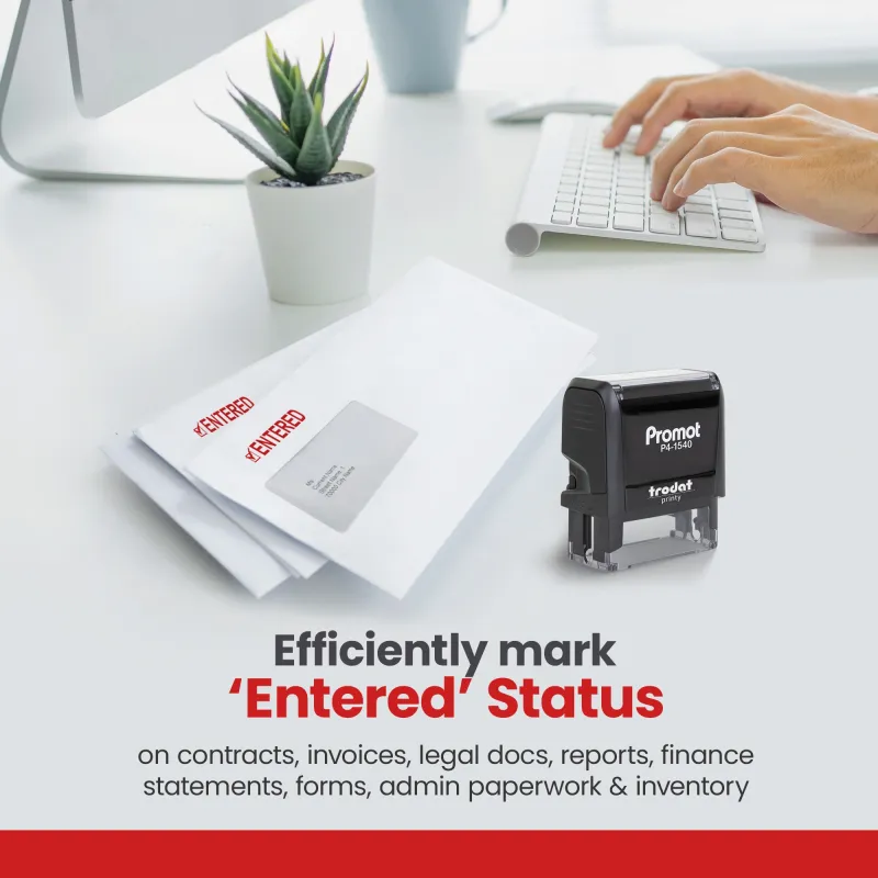 Check Box Entered Stamp
