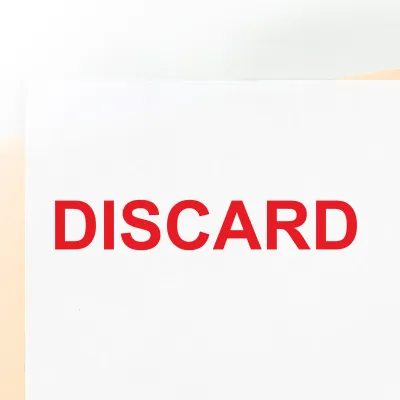 Discard Stamp