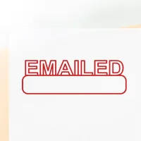 Box Outline Emailed Stamp