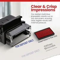 For Deposit Only Stamp (Blue)
