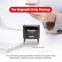 For Deposit Only Stamp (Red)