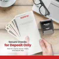 For Deposit Only Stamp (Red)