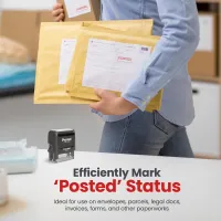 Box Outline Posted Stamp