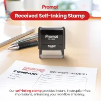Box Outline Received Stamp