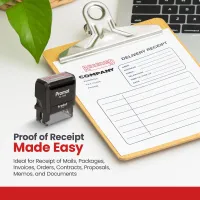 Box Outline Received Stamp