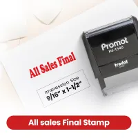 All Sales Final Stamp