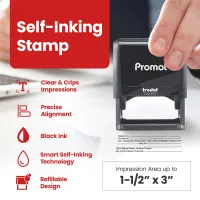 Notary Acknowledgement Stamp (Black)