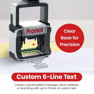 6-Line Custom Professional Stamp (Small)