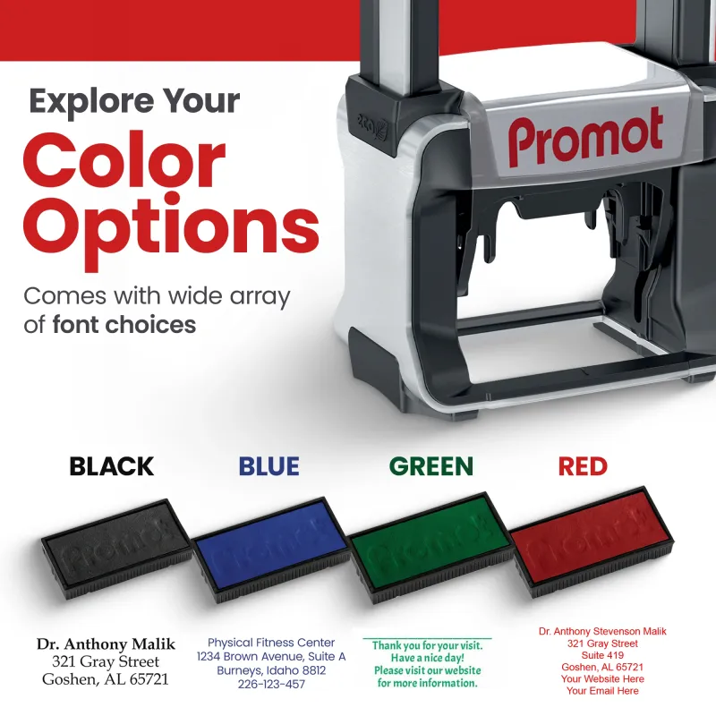 6-Line Custom Professional Stamp (Small)