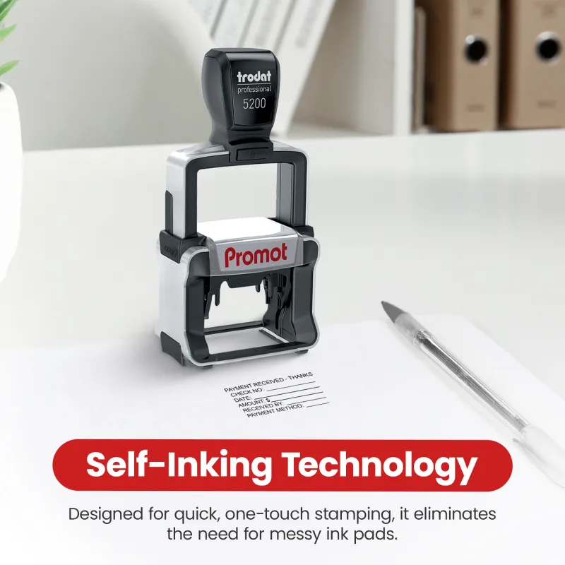 6-Line Custom Professional Stamp (Small)
