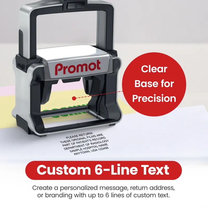 6-Line Custom Professional Stamp (Medium)