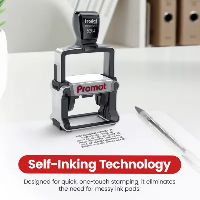 6-Line Custom Professional Stamp (Medium)