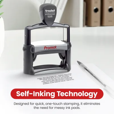 6-Line Custom Professional Stamp (Large)