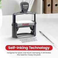 6-Line Custom Professional Stamp (Large)