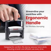 6-Line Custom Professional Stamp (Large)