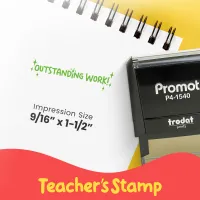 Outstanding Work! - Teacher Stamp