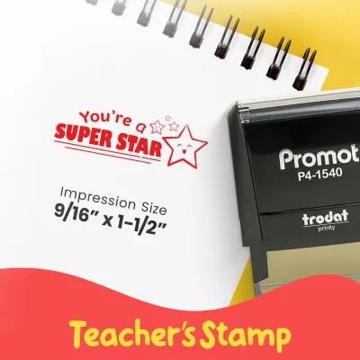 You're a Super Star - Teacher Stamp