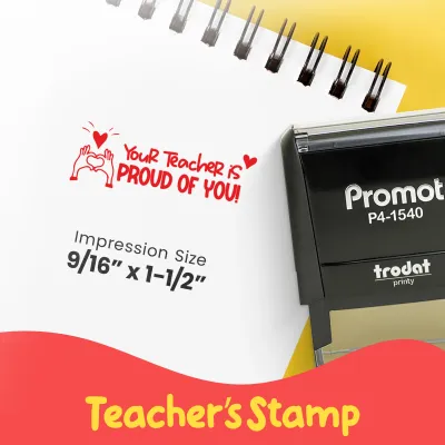 Your Teacher is Proud of You - Teacher Stamp