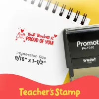Your Teacher is Proud of You - Teacher Stamp