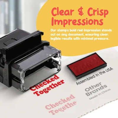 Checked Together - Teacher Stamp