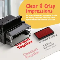 Checked Together - Teacher Stamp
