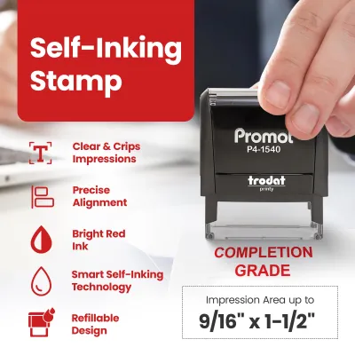 Completion Grade - Teacher Stamp