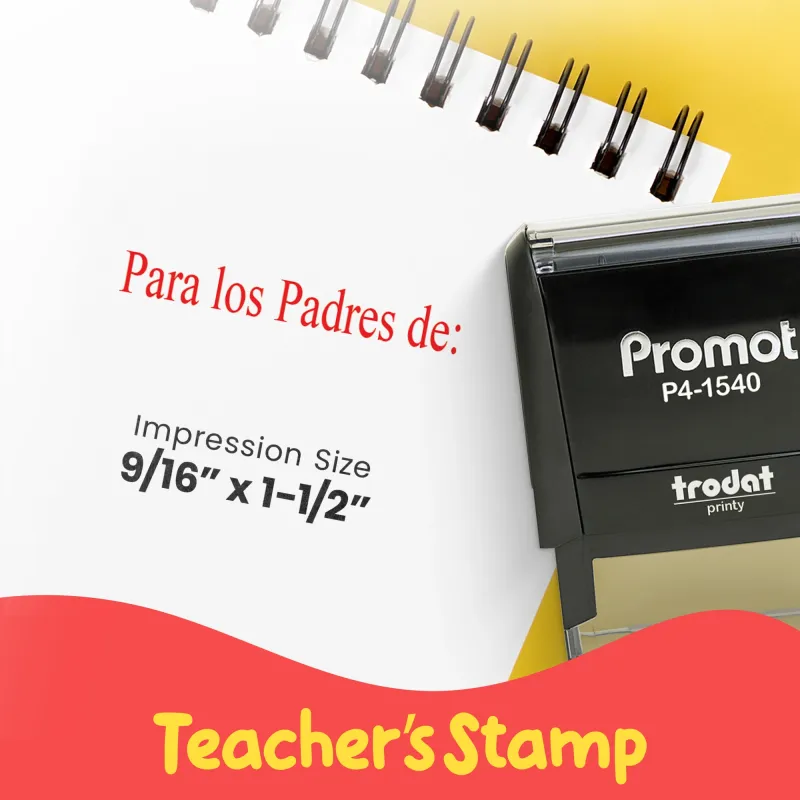 Para Los Padres - Teacher Stamp