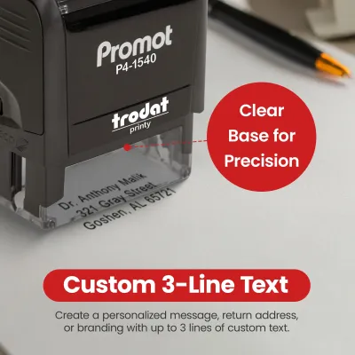 Up to 3 Lines Stamp (Small)