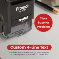 Up to 4 Lines Stamp (Medium)