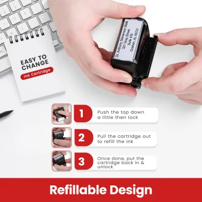 Up to 4 Lines Stamp (Medium)