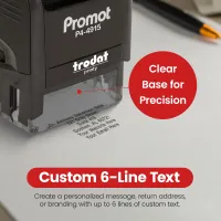 Up to 6 Lines Stamp (XL Wide)