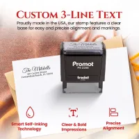 Address Stamp 3 Line