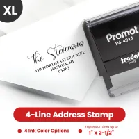 Address Stamp Design 1 - Extra Large
